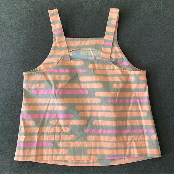 Kate Spade Crop Top Pink Gray Small - Picture 2 of 5
